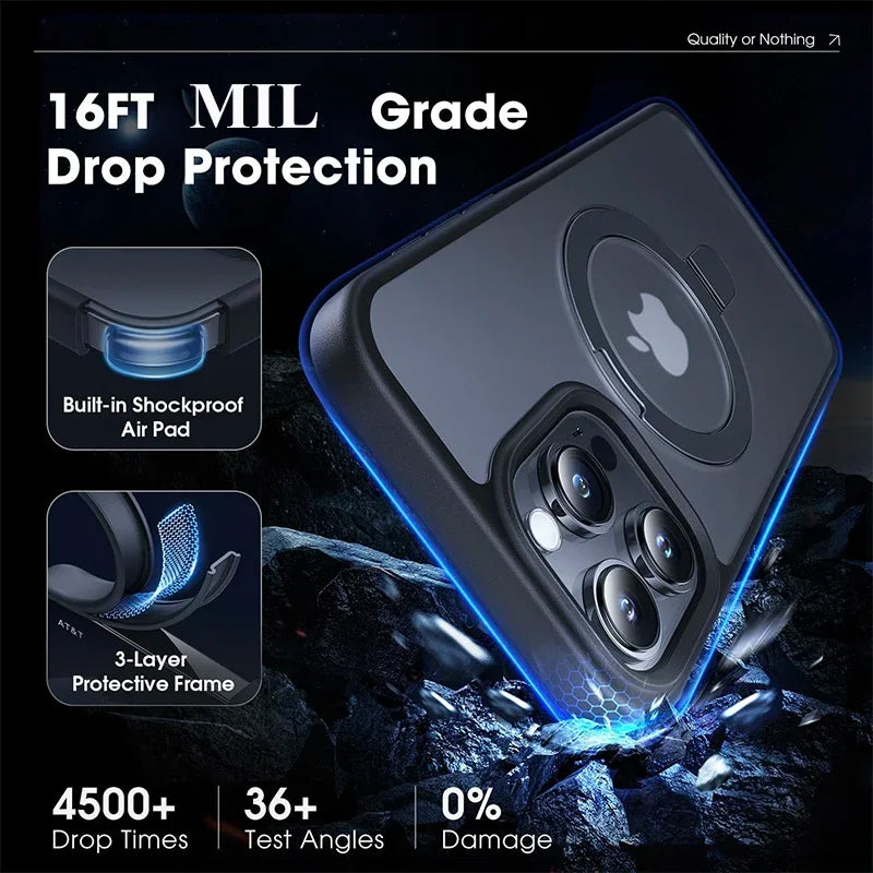 SADA Matte Ultra-Slim iPhone Case with Stand