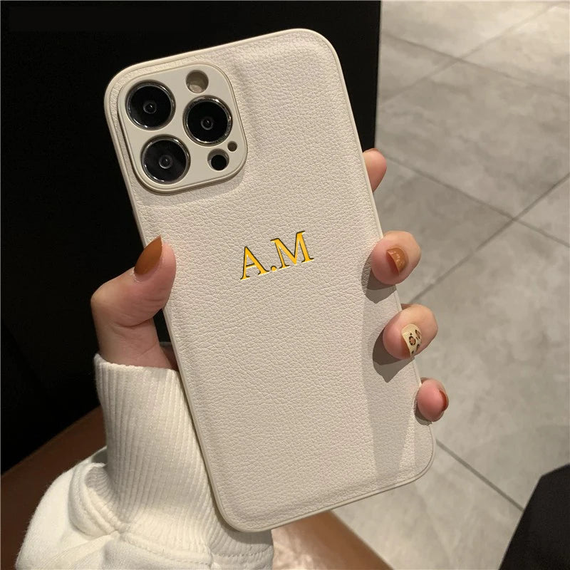 SADA Personalized  Luxury Leather Phone Case