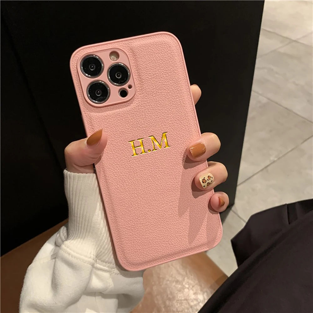 SADA Personalized  Luxury Leather Phone Case